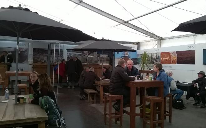 National field days attendees in the GEA tent