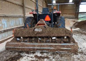 Compost barn tilling equipment